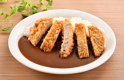 カツカレーセット