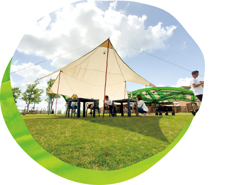 タープサイトでプライベートBBQ!