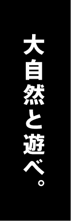 大自然と遊べ